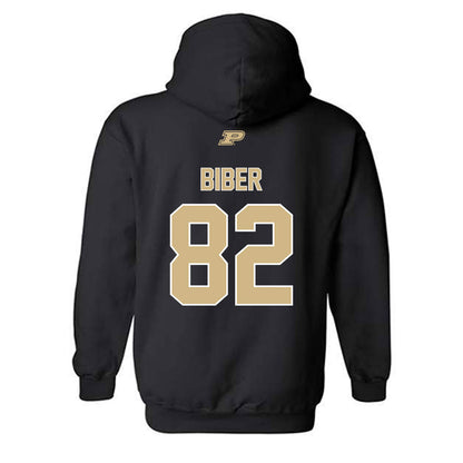 Purdue - NCAA Football : Drew Biber - Sports Shersey Hooded Sweatshirt