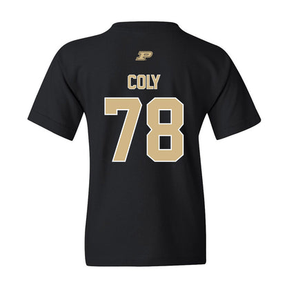 Purdue - NCAA Football : Bakyne Coly - Sports Shersey Youth T-Shirt