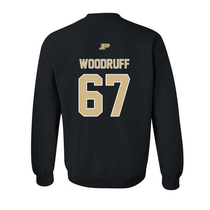 Purdue - NCAA Football : Drew Woodruff - Sports Shersey Crewneck Sweatshirt