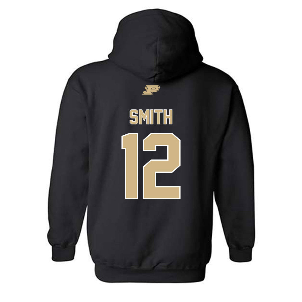Purdue - NCAA Football : Corey Smith - Sports Shersey Hooded Sweatshirt-1