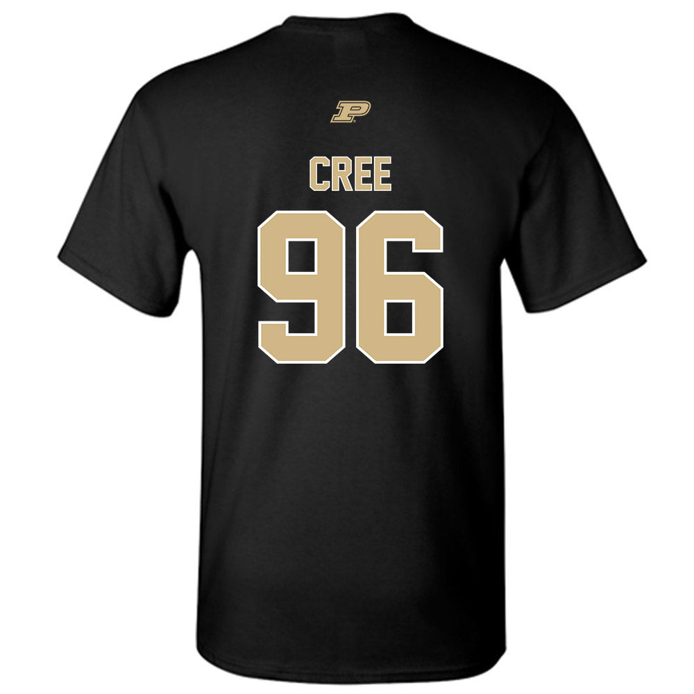 Purdue - NCAA Football : Jordan Cree - Sports Shersey T-Shirt-1