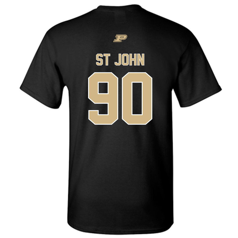 Purdue - NCAA Football : Elijah St John - Sports Shersey T-Shirt-1