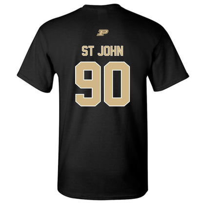Purdue - NCAA Football : Elijah St John - Sports Shersey T-Shirt-1