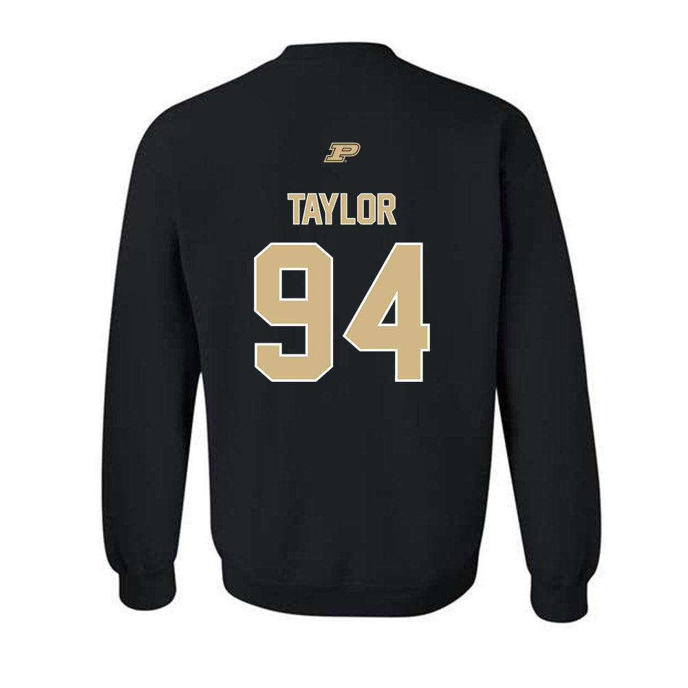 Purdue - NCAA Football : Elijah Taylor - Sports Shersey Crewneck Sweatshirt