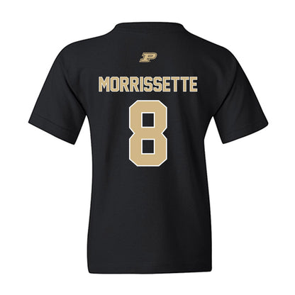 Purdue - NCAA Football : De'Nylon Morrissette - Sports Shersey Youth T-Shirt-1
