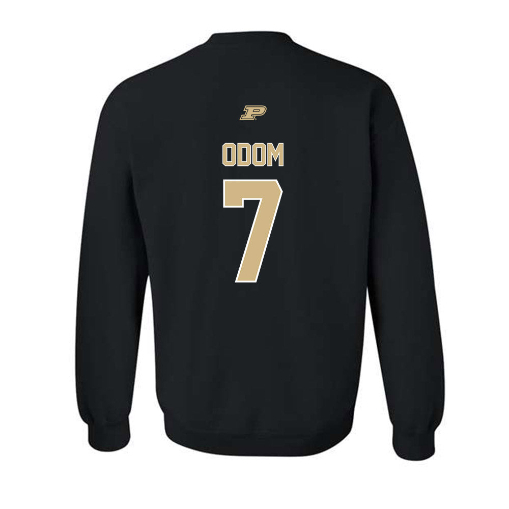 Purdue - NCAA Football : Garyt Odom - Sports Shersey Crewneck Sweatshirt-1