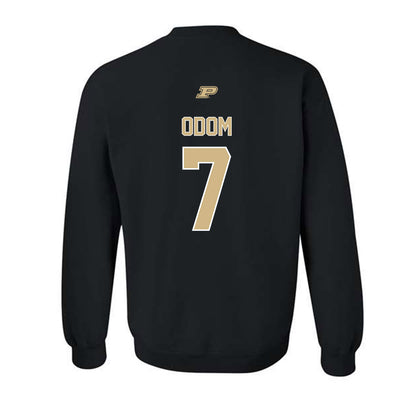 Purdue - NCAA Football : Garyt Odom - Sports Shersey Crewneck Sweatshirt-1
