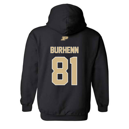 Purdue - NCAA Football : George Burhenn - Sports Shersey Hooded Sweatshirt