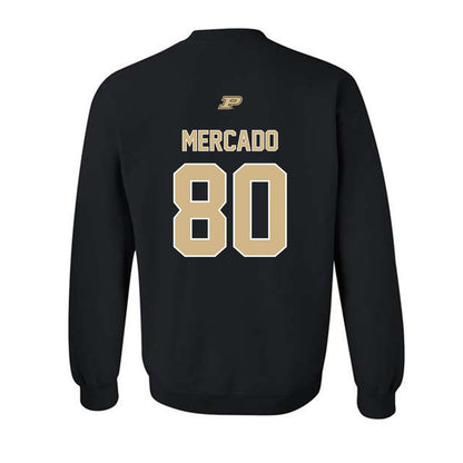 Purdue - NCAA Football : Roman Mercado - Sports Shersey Crewneck Sweatshirt-1