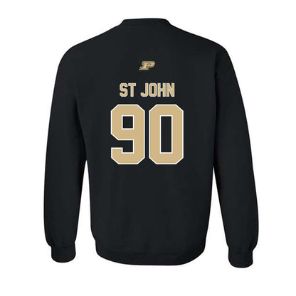 Purdue - NCAA Football : Elijah St John - Sports Shersey Crewneck Sweatshirt-1