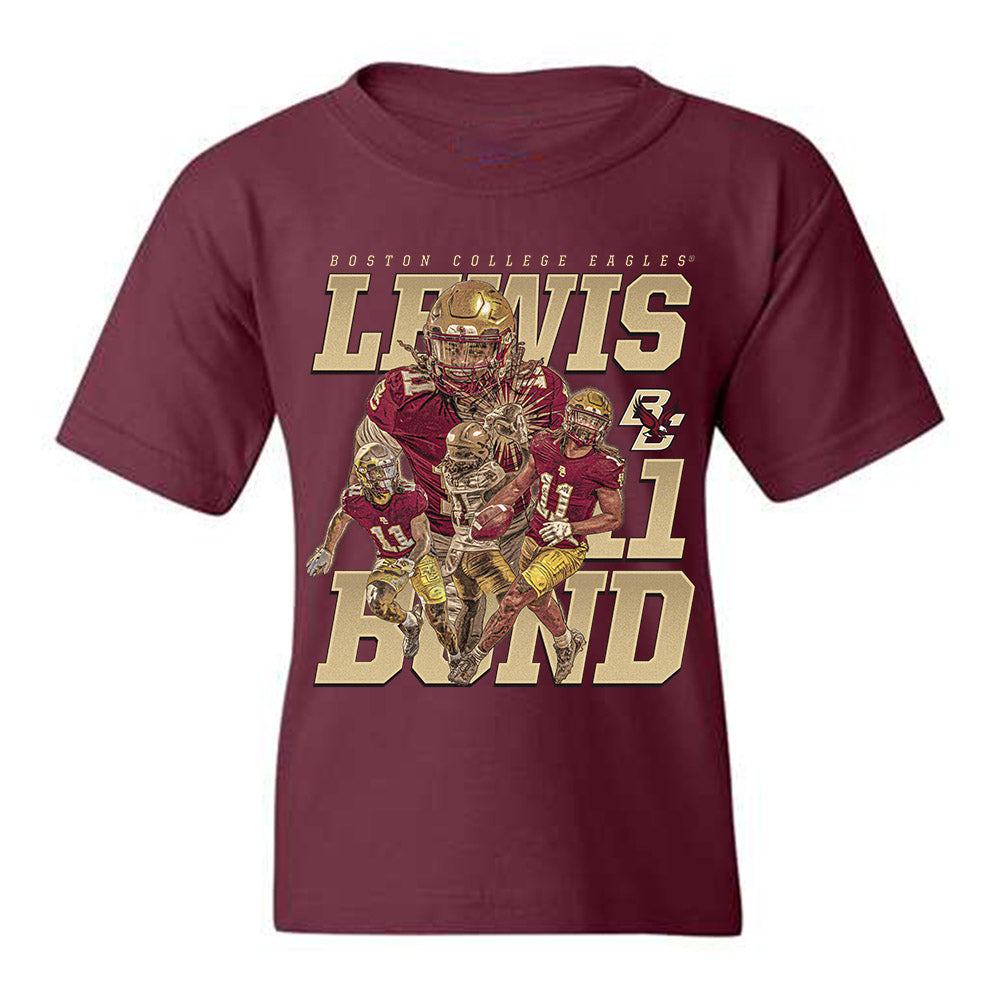 Boston College - NCAA Football : Lewis Bond - Youth T-Shirt Player Collage