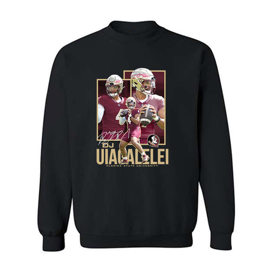 FSU - NCAA Football : DJ Uiagalelei - Player Collage Crewneck Sweatshirt