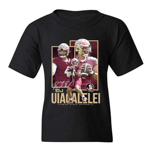 FSU - NCAA Football : DJ Uiagalelei - Player Collage Youth T-Shirt