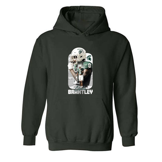 Michigan State - NCAA Football : Charles Brantley - Hooded Sweatshirt Player Collage