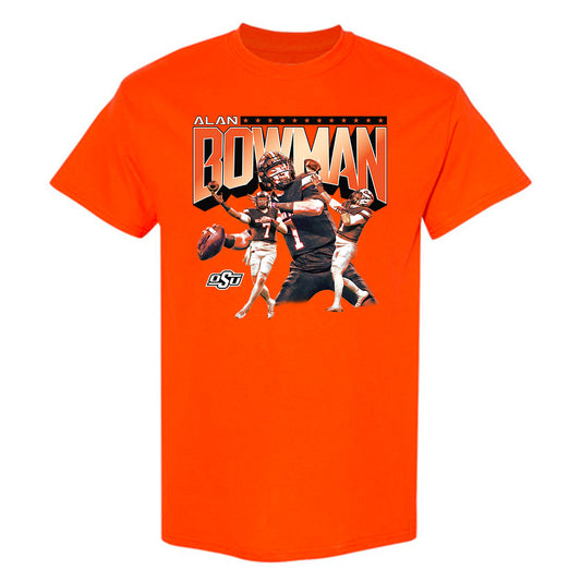 Oklahoma State - NCAA Football : Alan Bowman - T-Shirt