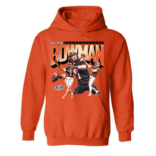 Oklahoma State - NCAA Football : Alan Bowman - Hooded Sweatshirt