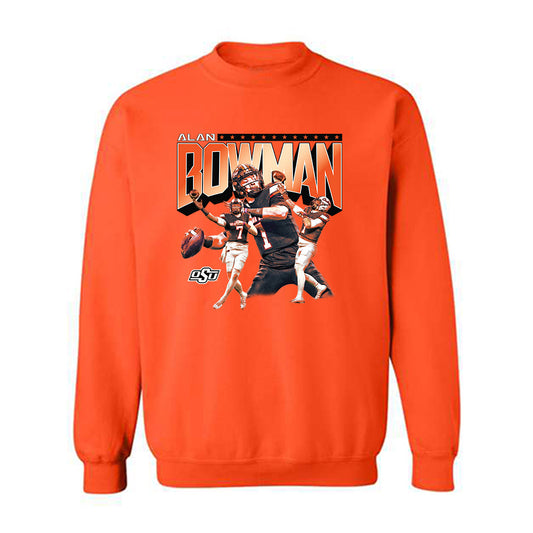 Oklahoma State - NCAA Football : Alan Bowman - Crewneck Sweatshirt