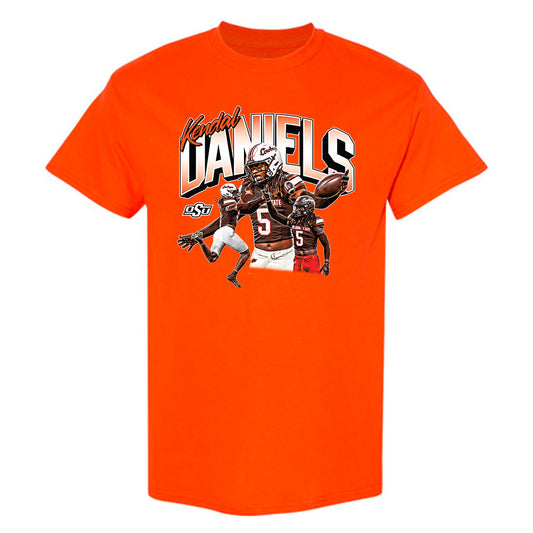 Oklahoma State - NCAA Football : Kendal Daniels - T-Shirt Player Collage