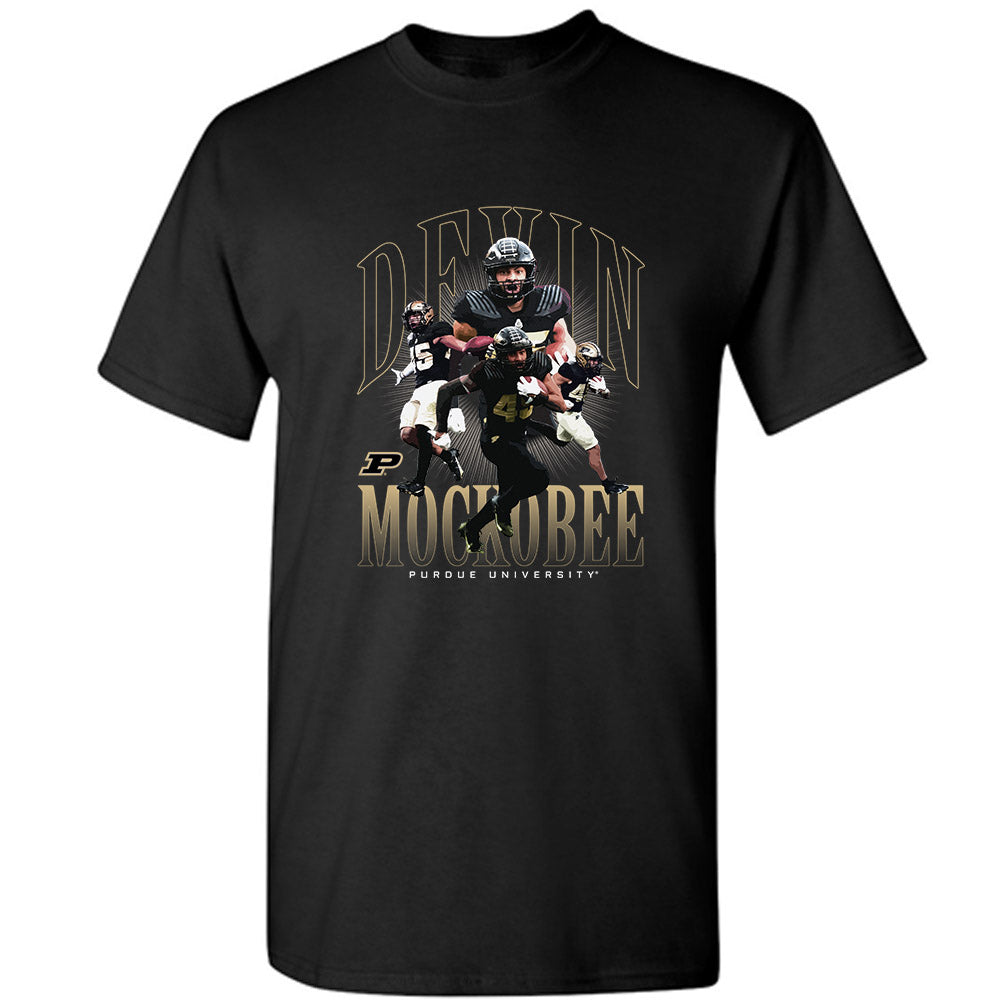 Purdue - NCAA Football : Devin Mockobee - T-Shirt Player Collage