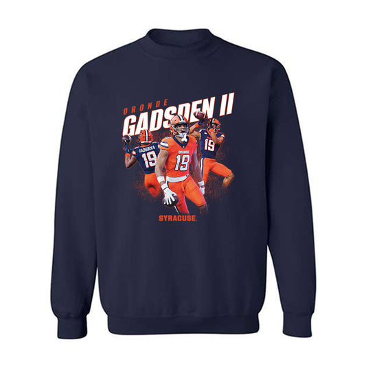 Syracuse - NCAA Football : Oronde Gadsen II - Crewneck Sweatshirt Player Collage