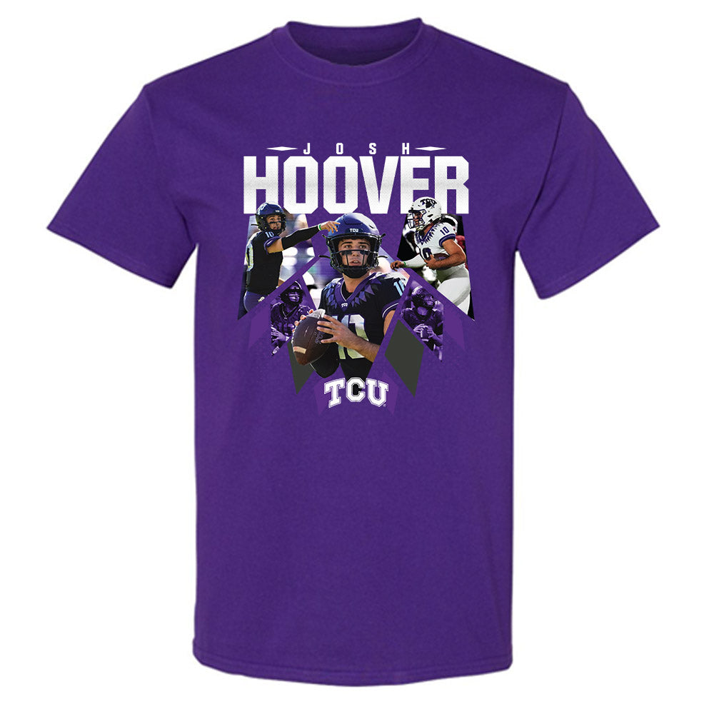 TCU - NCAA Football : Josh Hoover - T-Shirt Player Collage