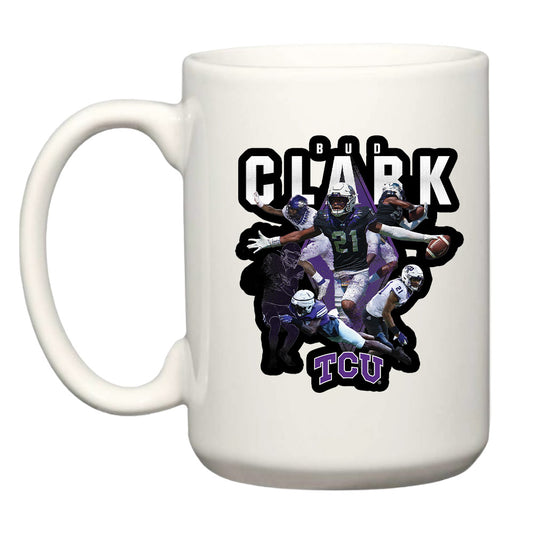 TCU - NCAA Football : Bud Clark - Coffee Mug Player Collage