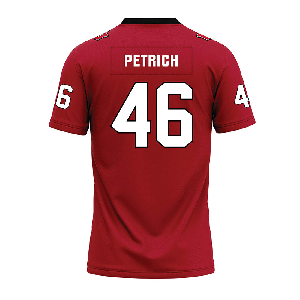 Utah - NCAA Football : Robert Petrich - Red Premium Football Jersey-1