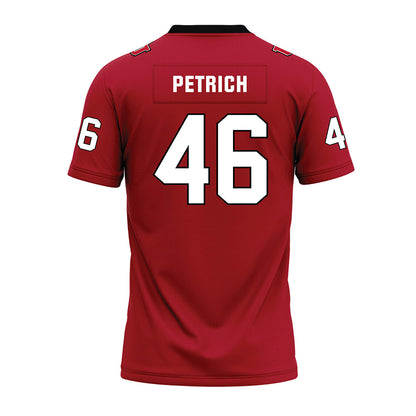 Utah - NCAA Football : Robert Petrich - Red Premium Football Jersey-1