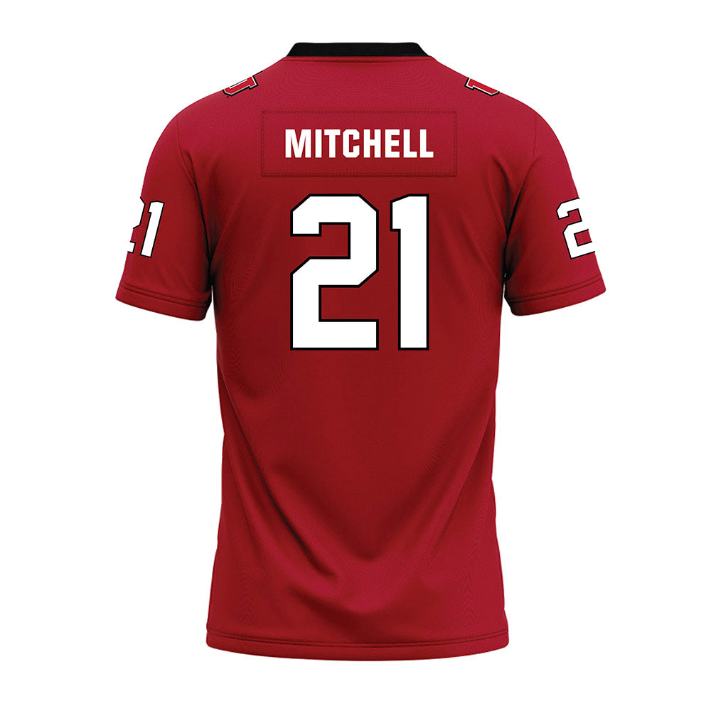 Utah - NCAA Football : Michael Mitchell - Red Premium Football Jersey