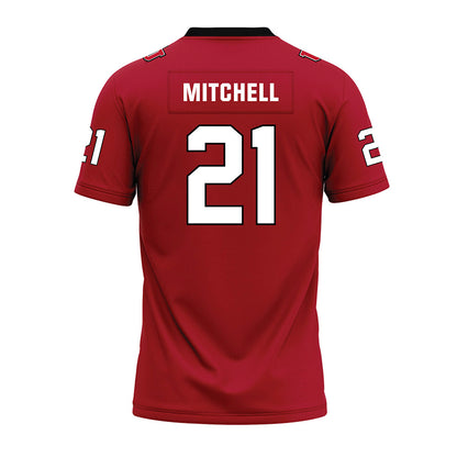Utah - NCAA Football : Michael Mitchell - Red Premium Football Jersey