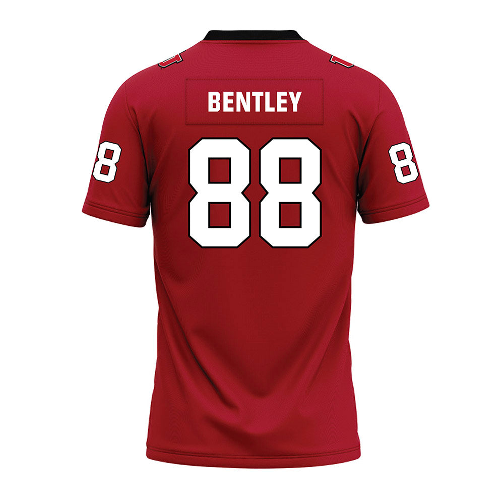 Utah - NCAA Football : Dallen Bentley - Red Premium Football Jersey