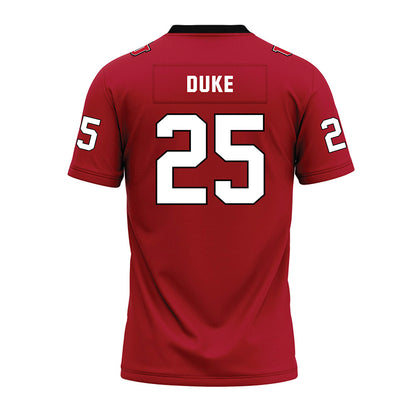 Utah - NCAA Football : Bryce Duke - Red Premium Football Jersey-1