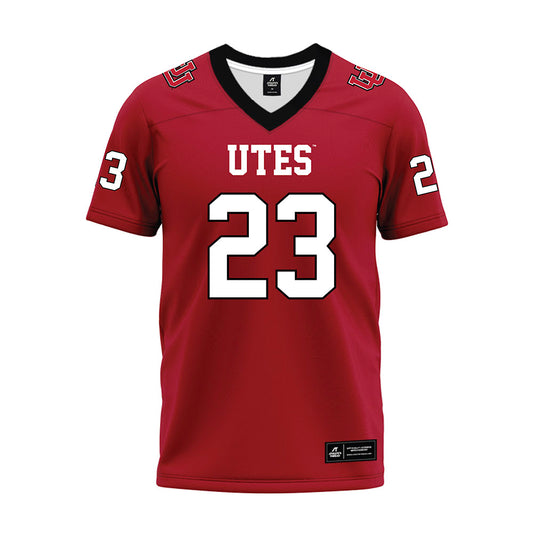 Utah - NCAA Football : Jackson Bennee - Red Premium Football Jersey-0
