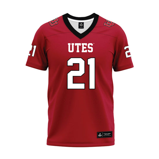 Utah - NCAA Football : Michael Mitchell - Red Premium Football Jersey