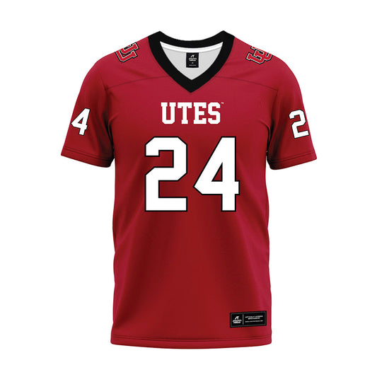 Utah - NCAA Football : Diezel Kamoku - Red Premium Football Jersey-0