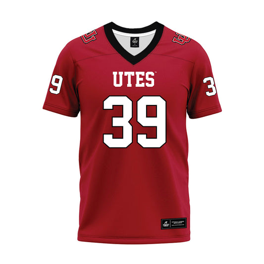 Utah - NCAA Football : Bryan Spotwood - Red Premium Football Jersey-0