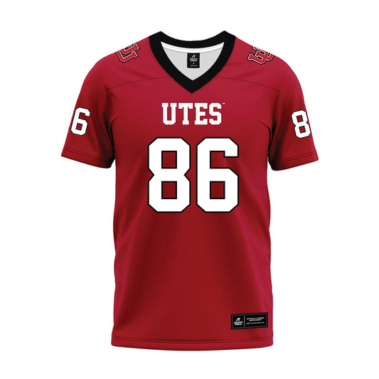 Utah - NCAA Football : Jackson Bolender - Red Premium Football Jersey-0