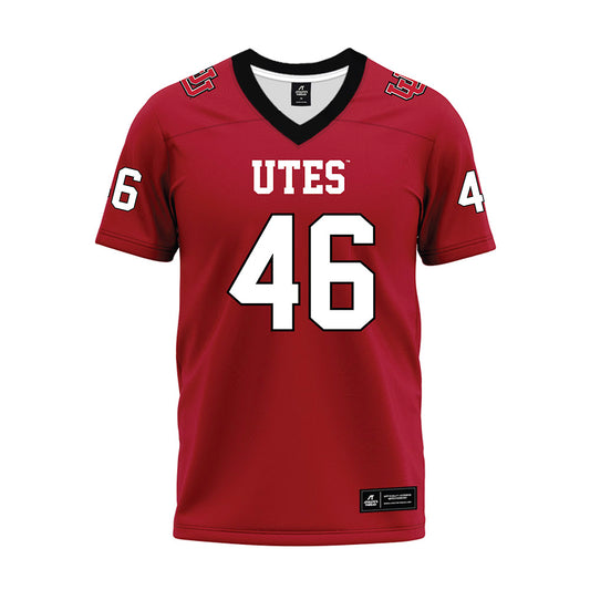 Utah - NCAA Football : Robert Petrich - Red Premium Football Jersey-0