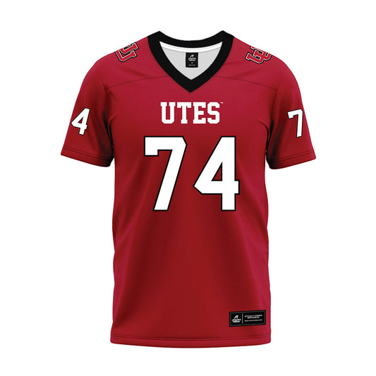 Utah - NCAA Football : Keith Olson - Red Premium Football Jersey-0