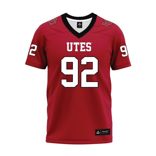 Utah - NCAA Football : Orion Phillips - Red Premium Football Jersey-0