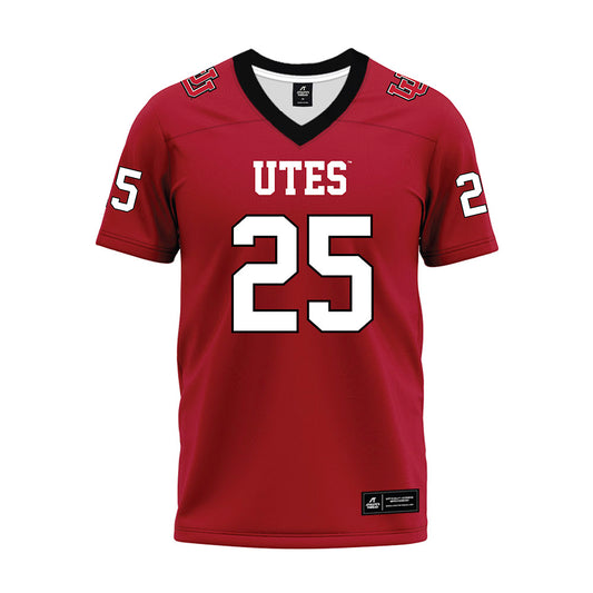 Utah - NCAA Football : Bryce Duke - Red Premium Football Jersey-0
