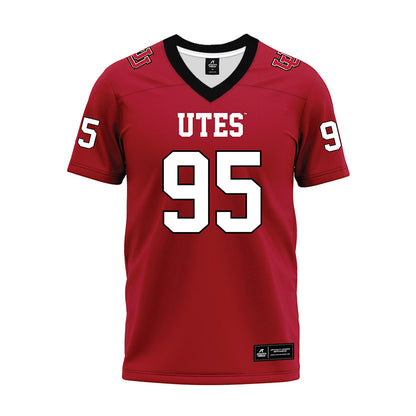 Utah - NCAA Football : Aliki Vimahi - Red Premium Football Jersey