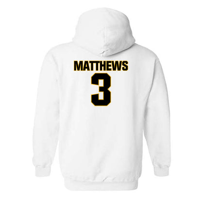 Towson - NCAA Football : Devin Matthews - Classic Fashion Shersey Hooded Sweatshirt-1