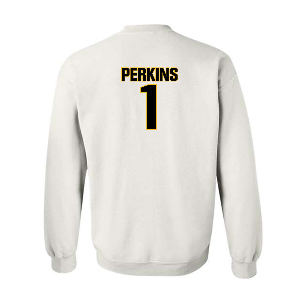 Towson - NCAA Football : Zay Perkins - Classic Fashion Shersey Crewneck Sweatshirt-1