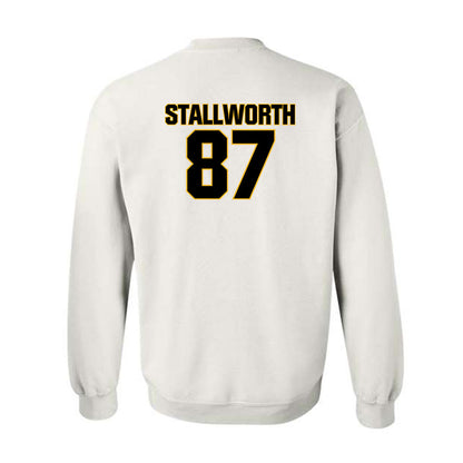 Towson - NCAA Football : Jordan Stallworth - Classic Fashion Shersey Crewneck Sweatshirt-1