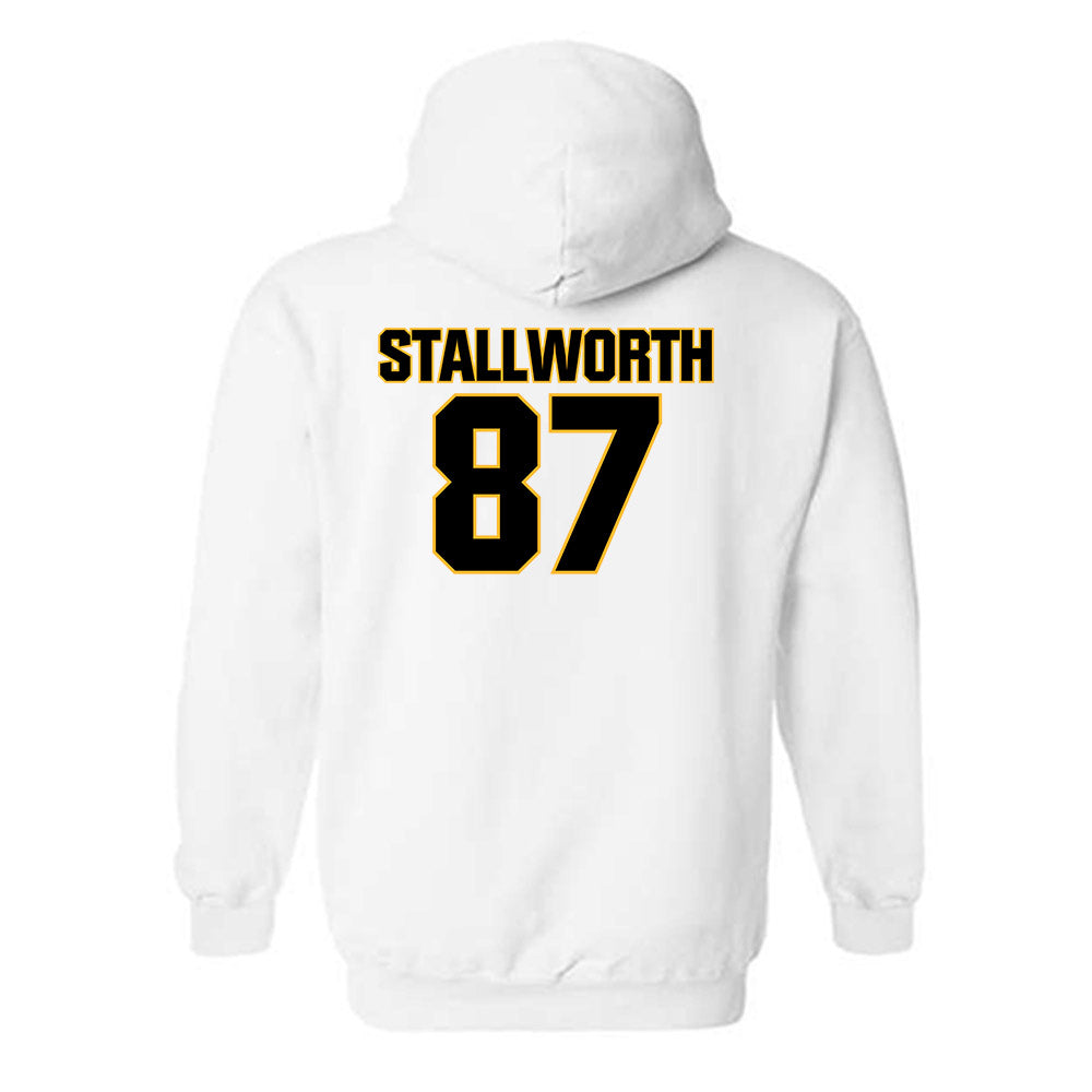 Towson - NCAA Football : Jordan Stallworth - Classic Fashion Shersey Hooded Sweatshirt-1