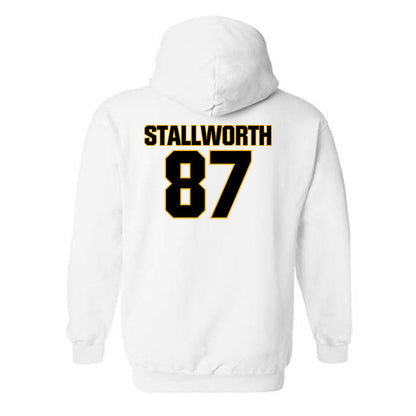 Towson - NCAA Football : Jordan Stallworth - Classic Fashion Shersey Hooded Sweatshirt-1