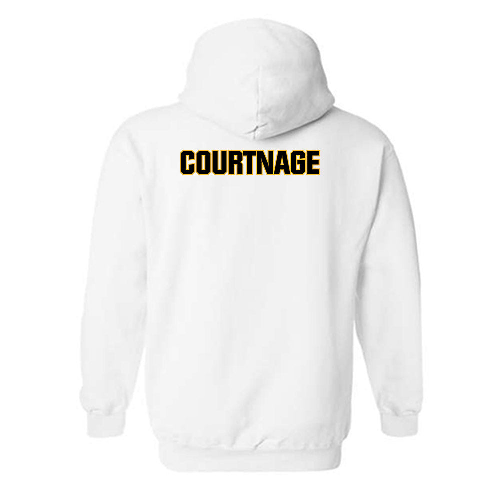 Towson - NCAA Women's Tennis : Chloe Courtnage - Classic Fashion Shersey Hooded Sweatshirt-1
