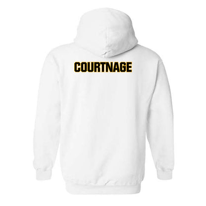 Towson - NCAA Women's Tennis : Chloe Courtnage - Classic Fashion Shersey Hooded Sweatshirt-1