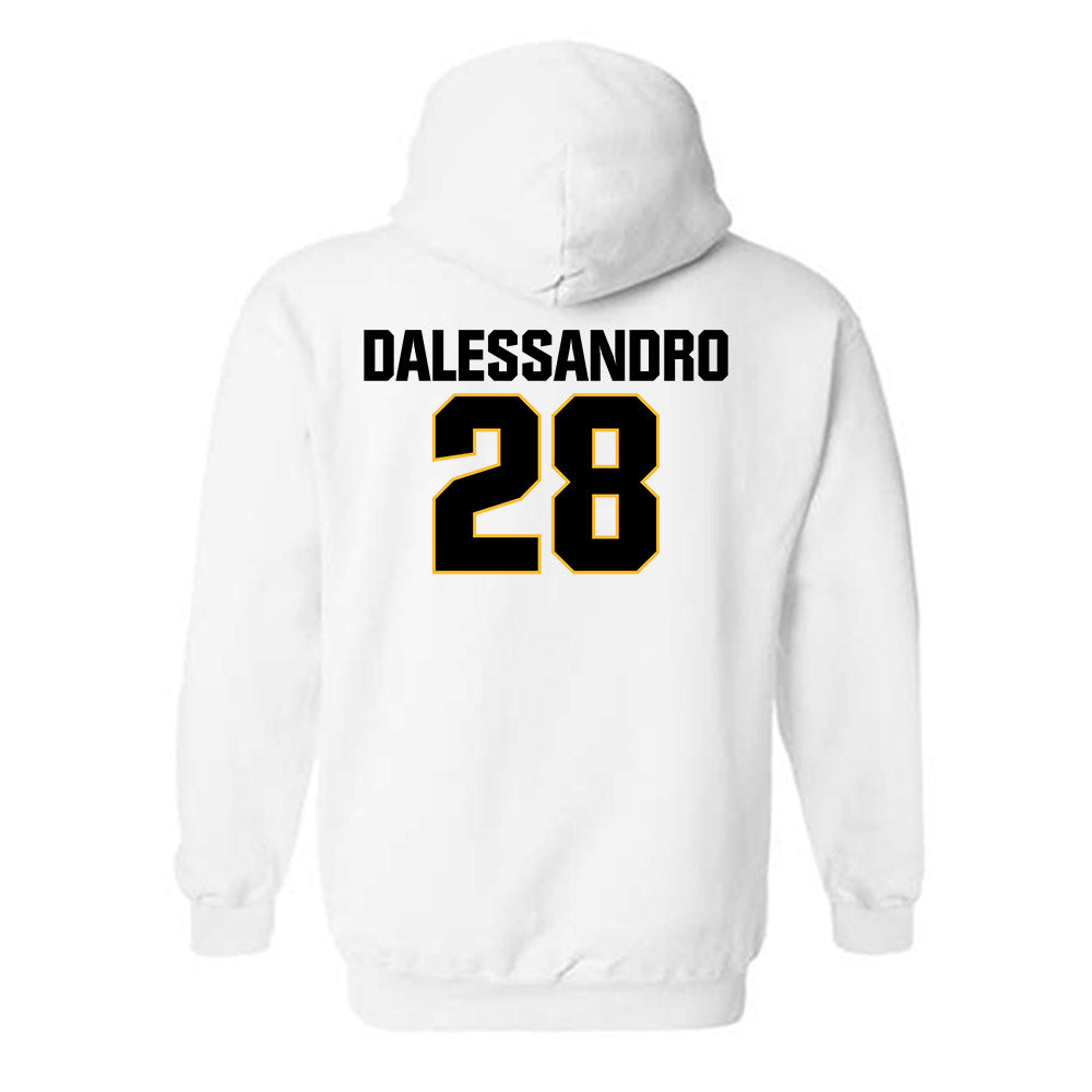 Towson - NCAA Baseball : Maximus DAlessandro - Classic Fashion Shersey Hooded Sweatshirt-1